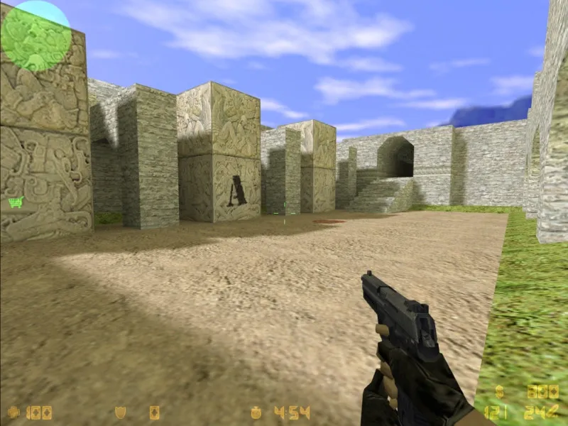 Скриншот  de_aztec_ritual_b2 для CS 1.6: тактика, точки, боты .nav, оптимизация и установка