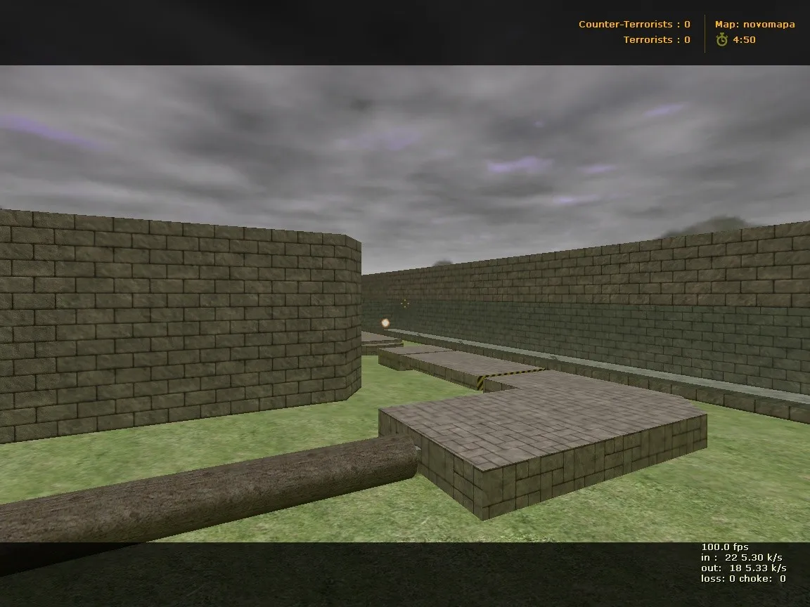 Скриншот  deathrun_wits_underground для CS 1.6: точки, боты, .nav и оптимизация карты