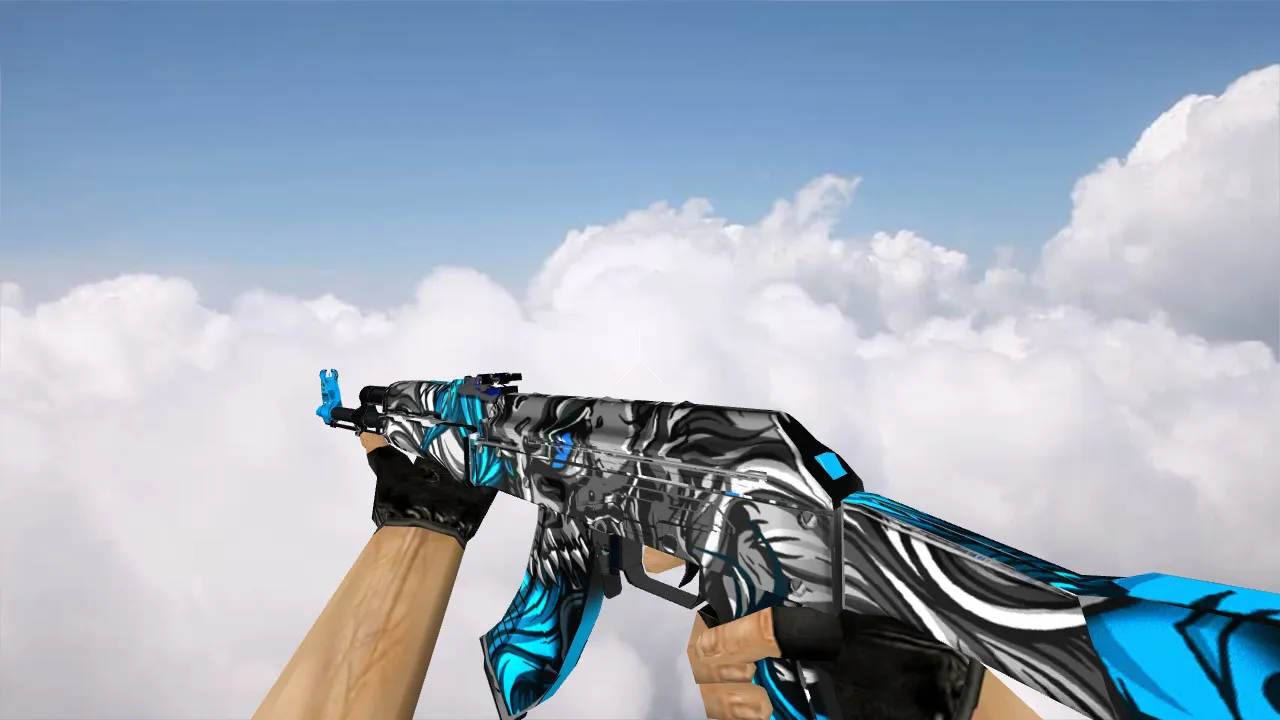 Скриншот Модель AK-47 Tokolosi Neptune v_ для CS 1.6: p_ w_ звуки, анимация осмотра, текстуры