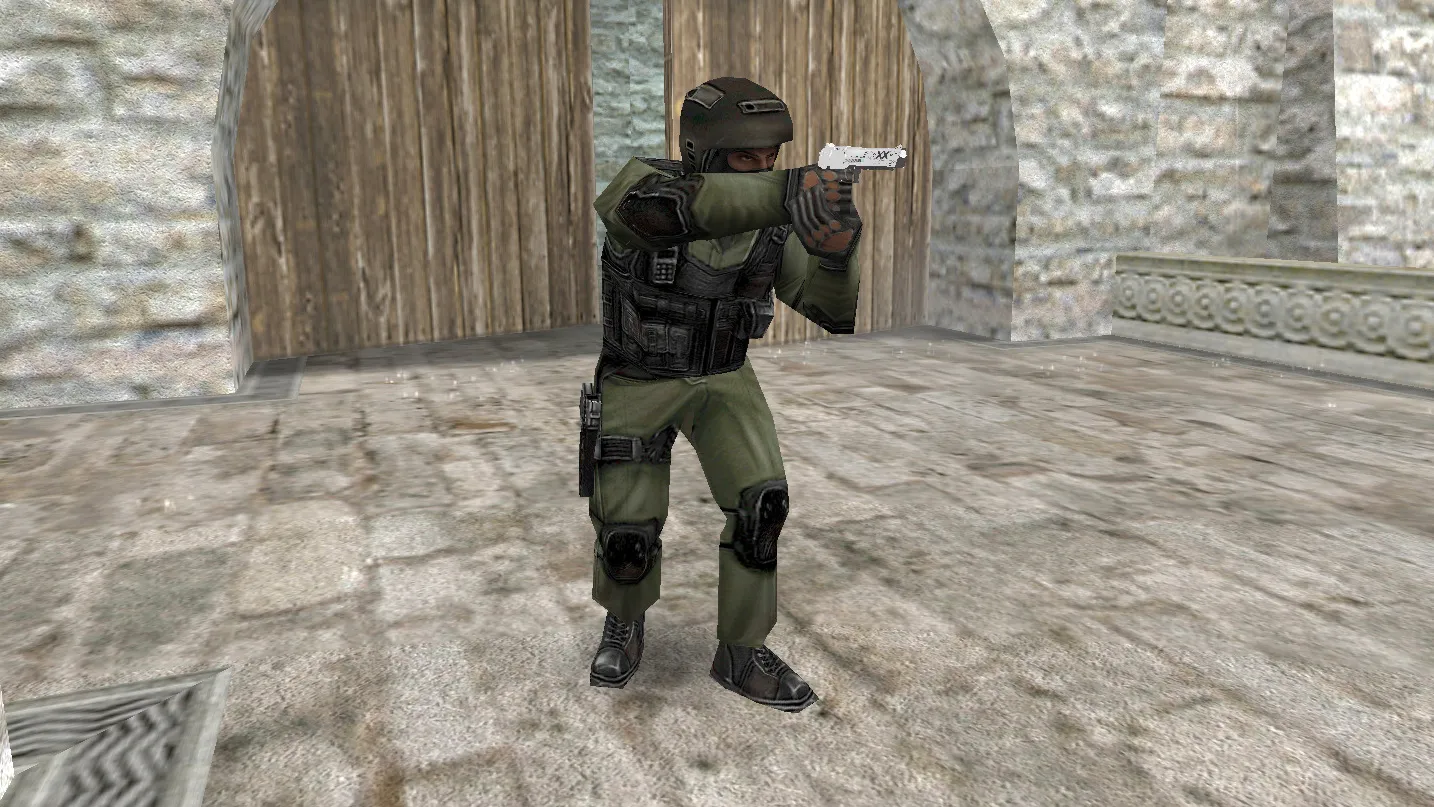 Скриншот Deagle «Поток информации» для CS 1.6 - Уникальный скин