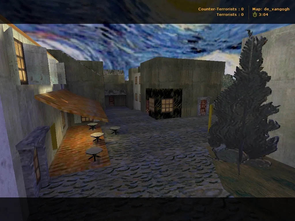 Скриншот Карта de_vangogh для CS 1.6: Тактический анализ и особенности