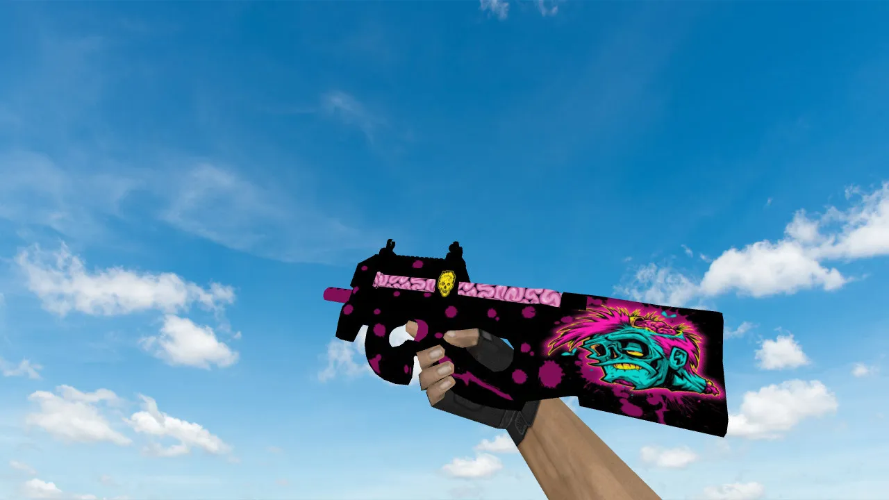 Скриншот Модель P90 Zombie для CS 1.6 - Идеальный выбор для геймеров