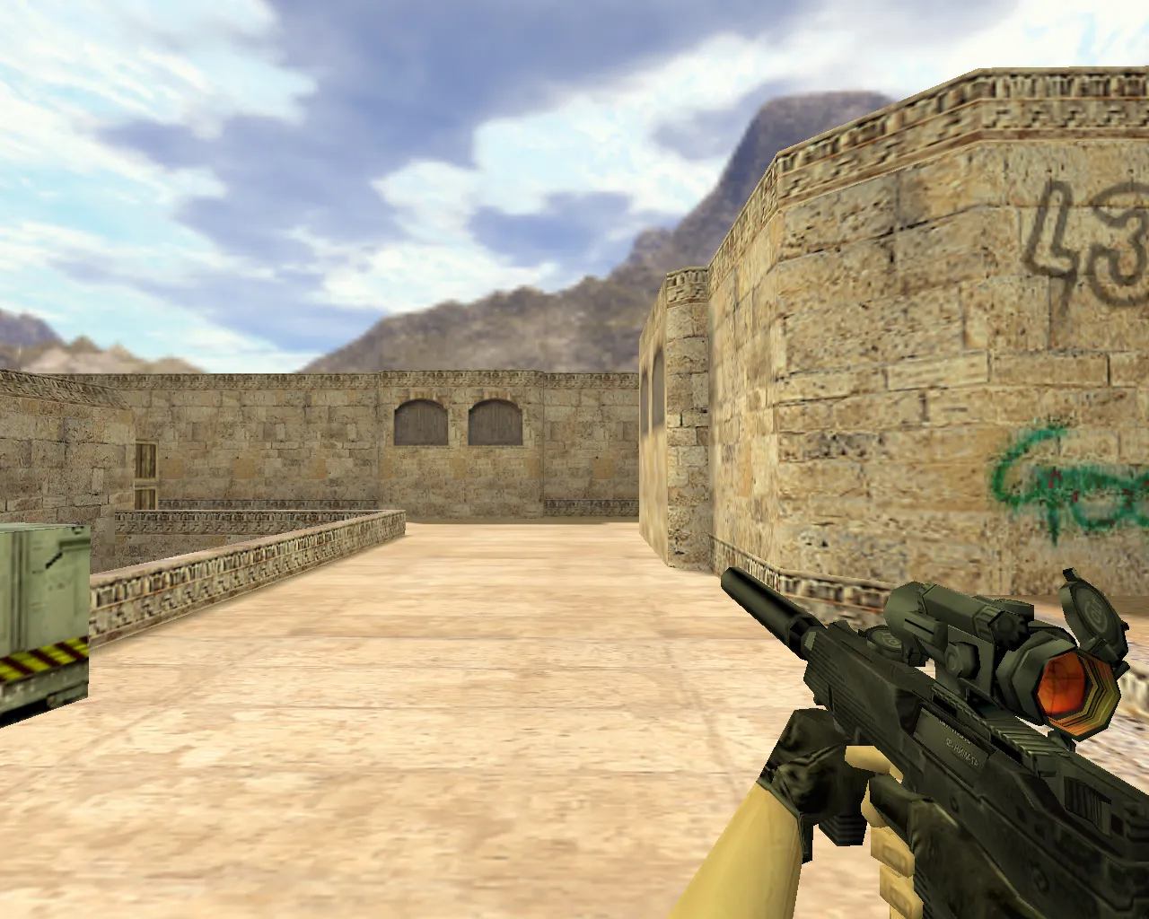 Скриншот Модель «TMP с оптическим прицелом» для CS 1.6