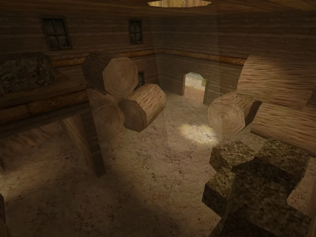 Скриншот  Карта de_wanted для CS 1.6: Тактика и особенности