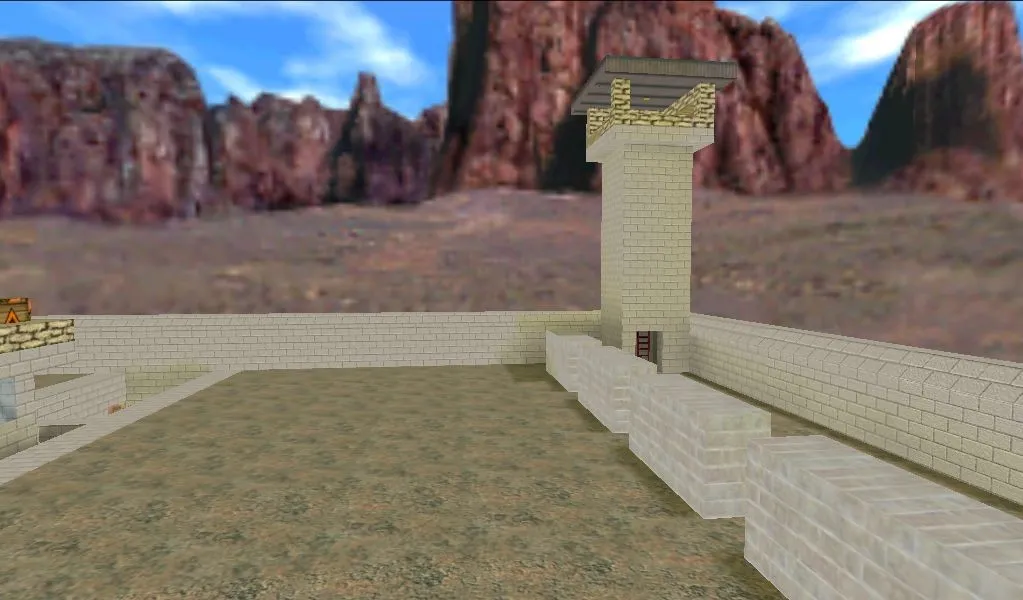 Скриншот  Карта de_snipe_it5_fix для CS 1.6 - Тактическое преимущество на карте