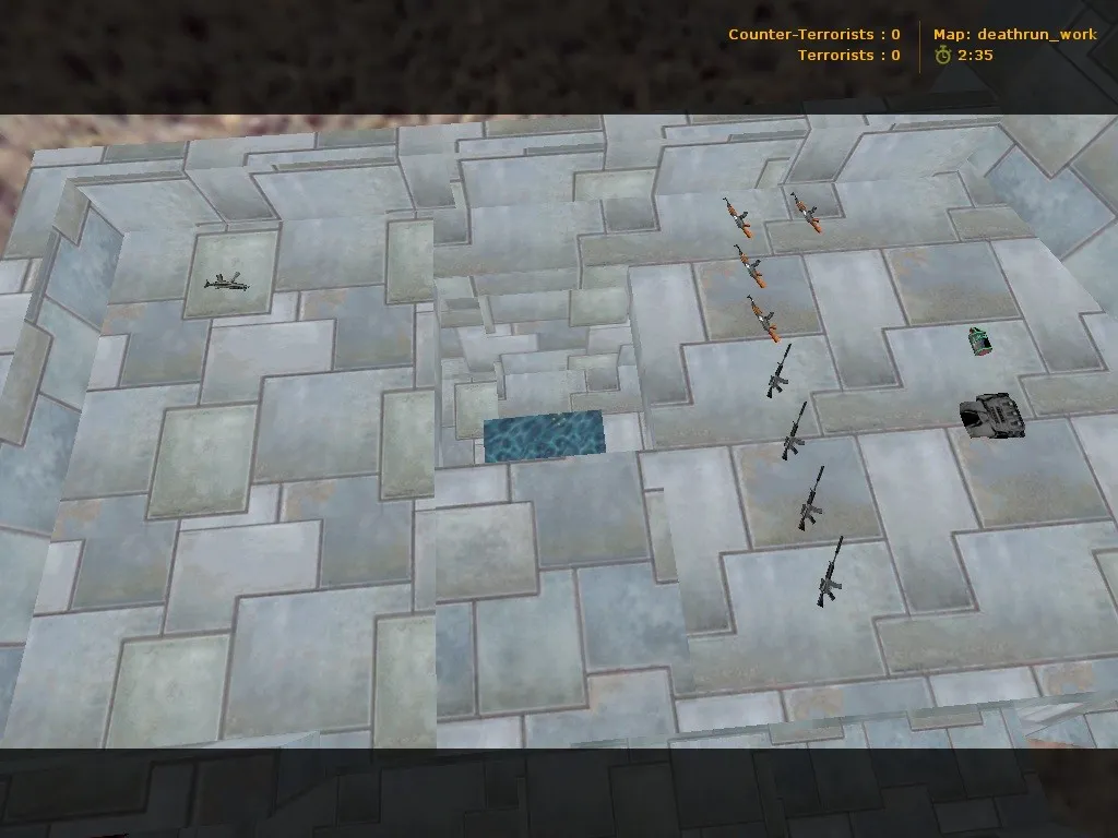 Скриншот  deathrun_work для CS 1.6: точки, баланс сторон, .nav для ботов, оптимизация wpoly/epoly