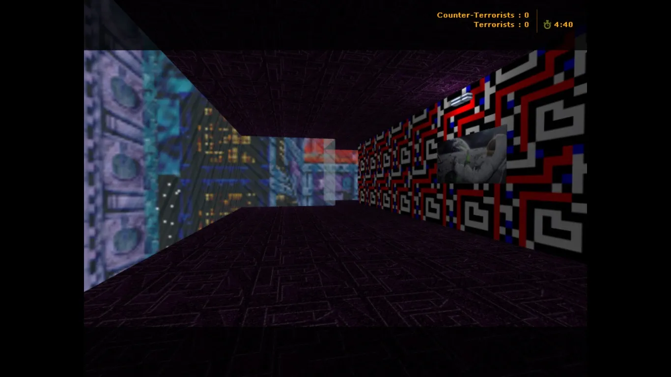 Скриншот  Скачайте карту de_kosmos2k для CS 1.6 - тактические возможности на космической арене