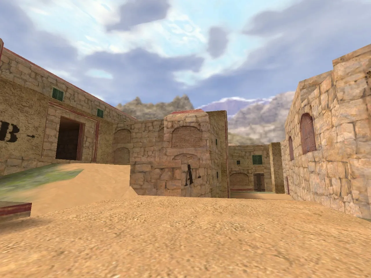 Скриншот  Карта de_fallow для CS 1.6: тактика за CT/T, точки, маршруты, .nav и оптимизация