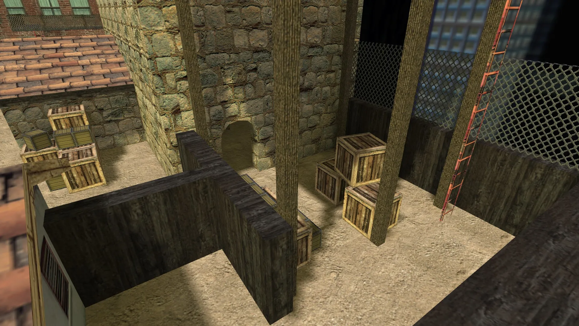 Скриншот  Карта de_cherokee для CS 1.6: баланс сторон, точки, .nav, оптимизация wpoly/epoly