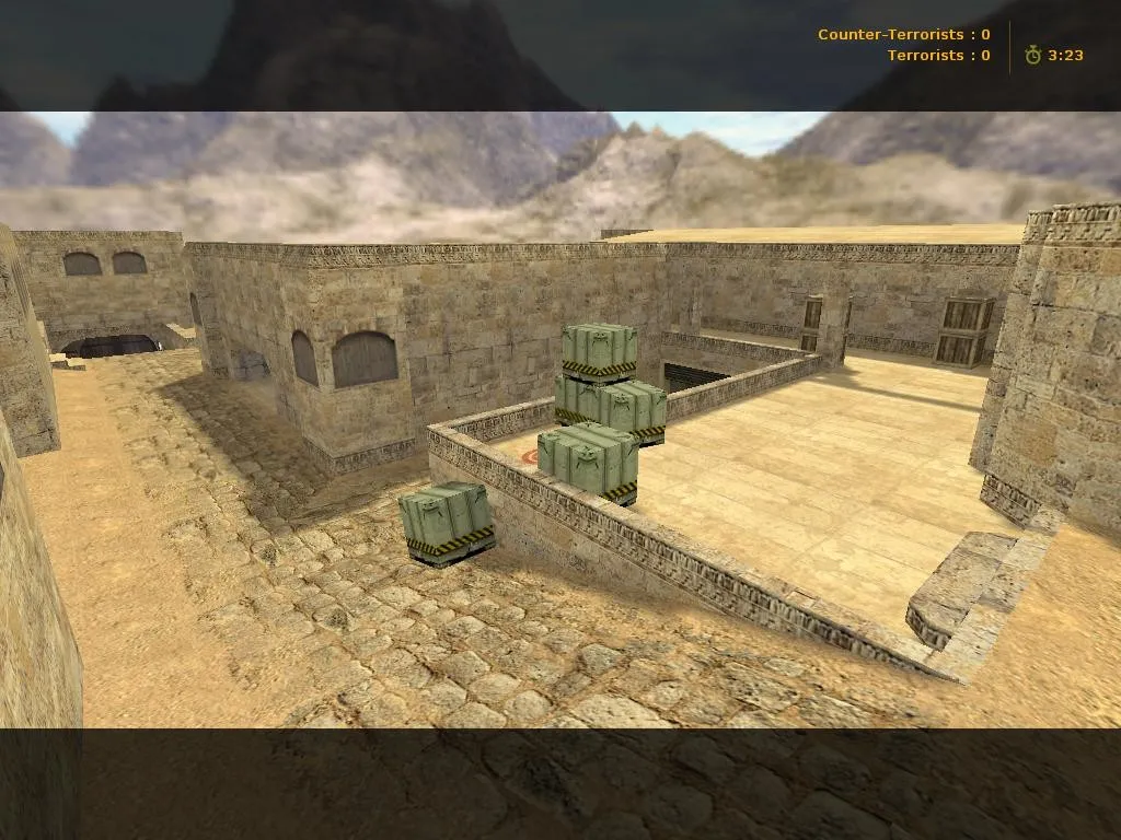 Скриншот de_dust2_long71 карта для CS 1.6: точки, маршруты, оптимизация, .nav и баланс сторон