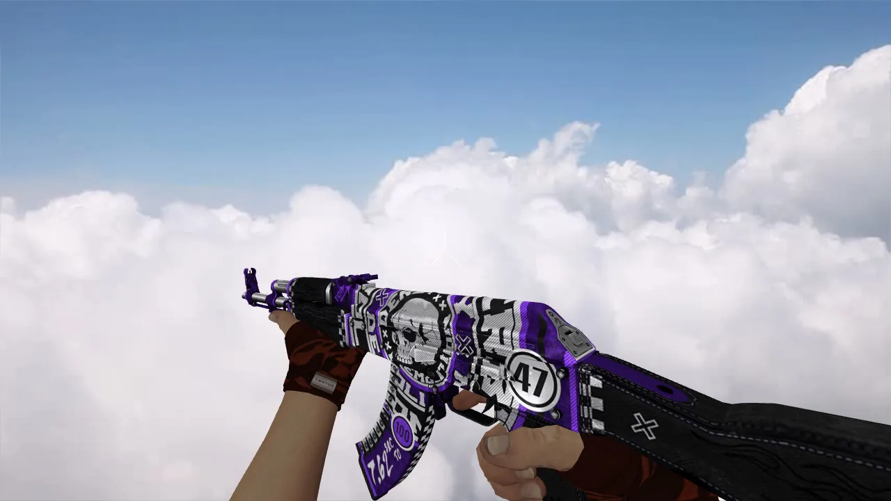 Скриншот Модель «AK-47 Demolition Purple» для CS 1.6 - Качественные текстуры и анимация