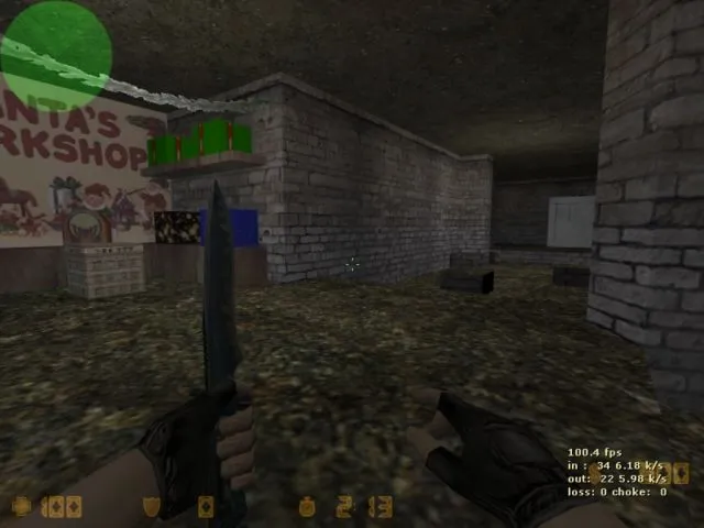 Скриншот  Скачать deathrun_jinglebells для CS 1.6: разметка, тактика за терр и спец-режим для т-игроков