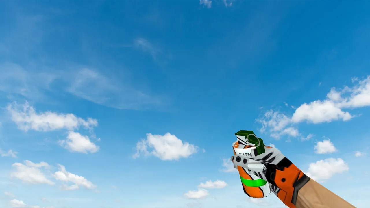 Скриншот Модель «Asiimov Grenade Pack» для CS 1.6: v_, p_, w_ гранаты, звуки, анимация осмотра и текстуры