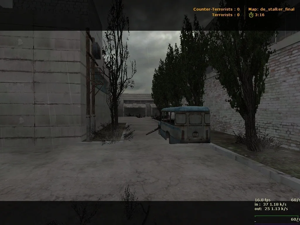 Скриншот  Карта de_stalker_final для CS 1.6 - тактические возможности и детали