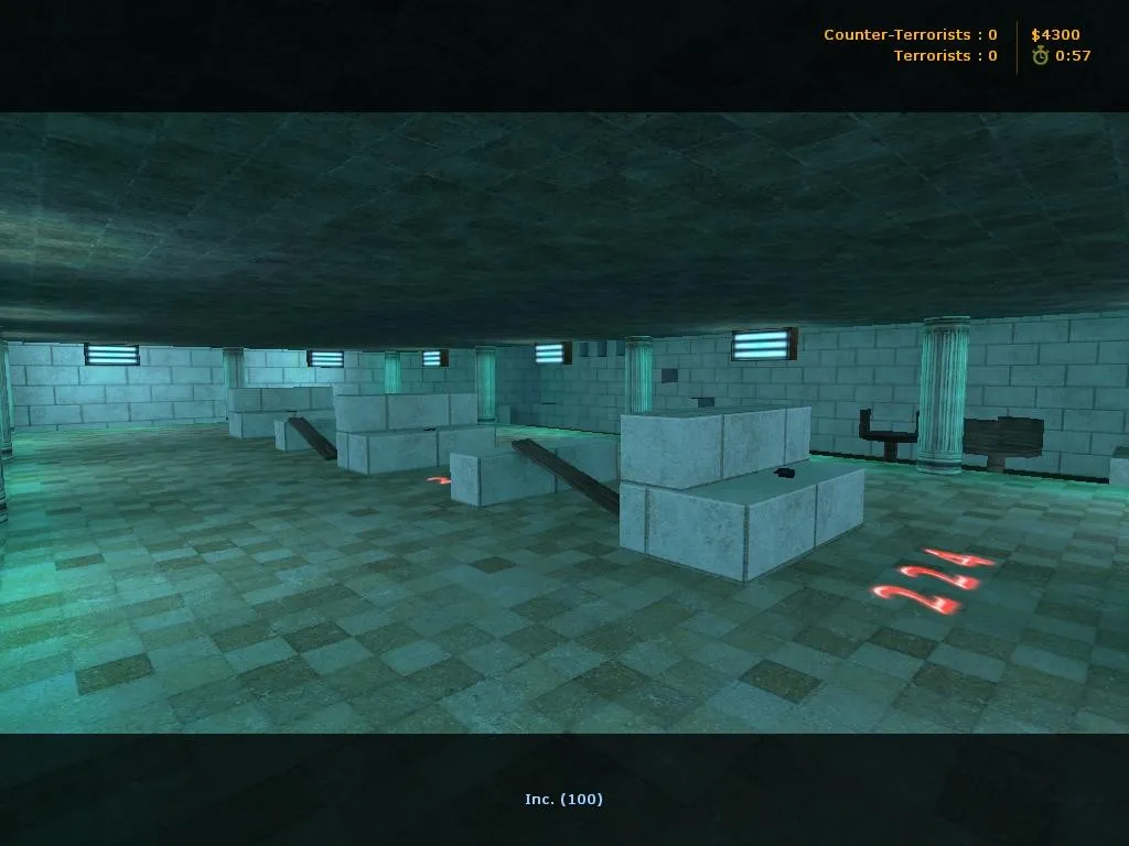 Скриншот  deathrun_hell1337_final для CS 1.6: точки, маршруты, боты (.nav) и оптимизация карты