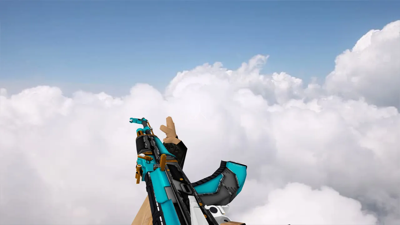 Скриншот Модель AK-47 Overdrive (v_ p_ w_) для CS 1.6: звуки, анимация осмотра, качество текстур