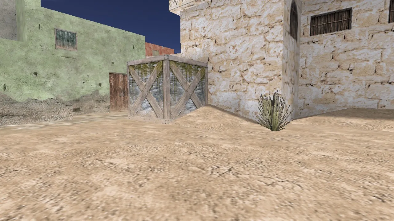 Скриншот  de_caribica для CS 1.6: тактики, точки, баланс сторон и инфа по .nav и оптимизации