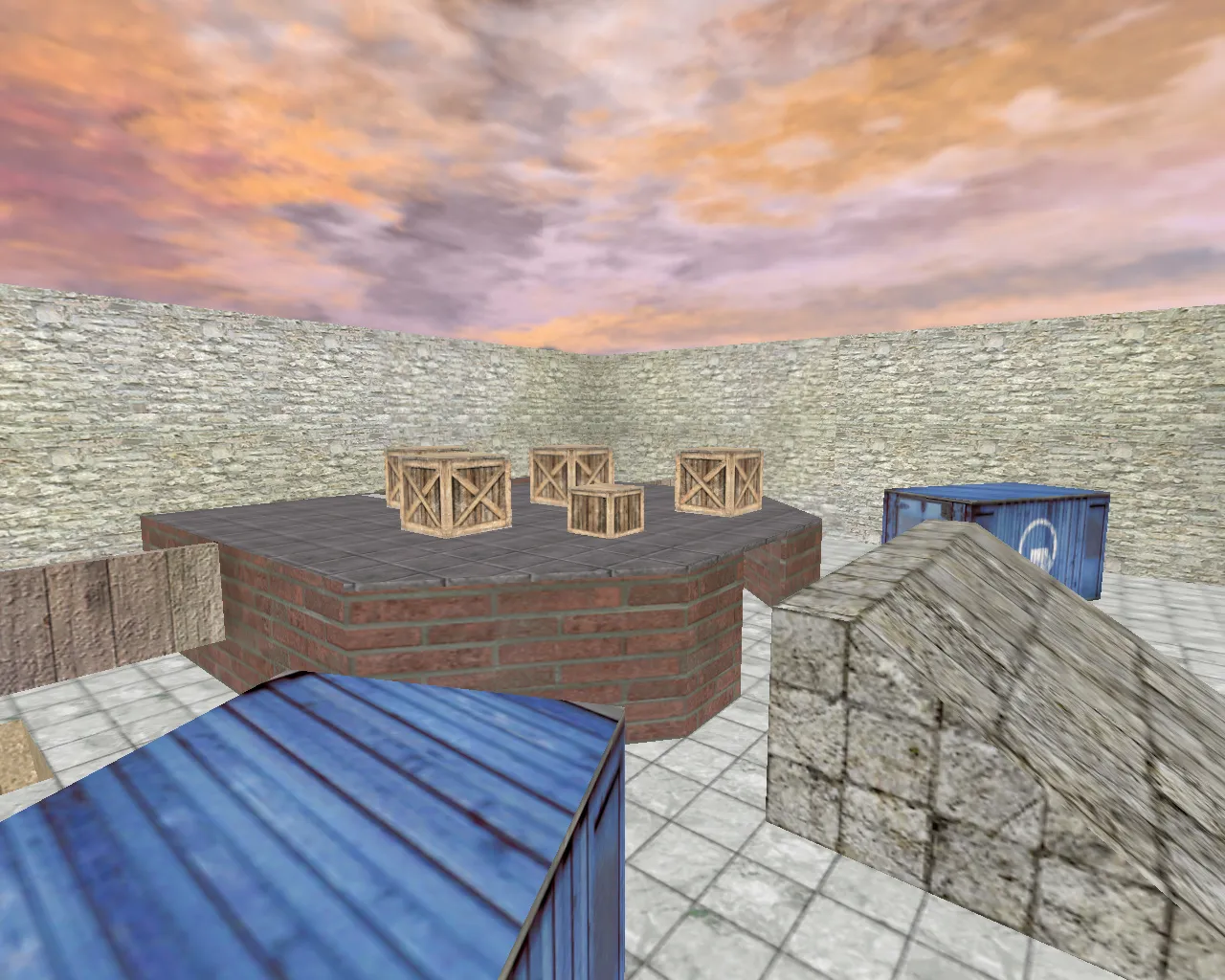 Скриншот  Карта ka_base для CS 1.6: ножевые раунды, баланс сторон, точки и .nav для ботов