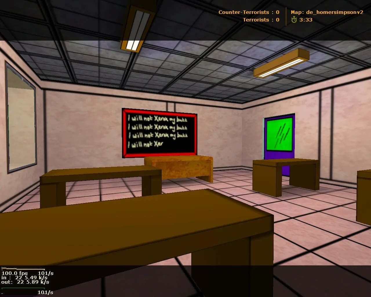 Скриншот  Карта de_homersimpsonv2 для CS 1.6: тактический анализ и особенности
