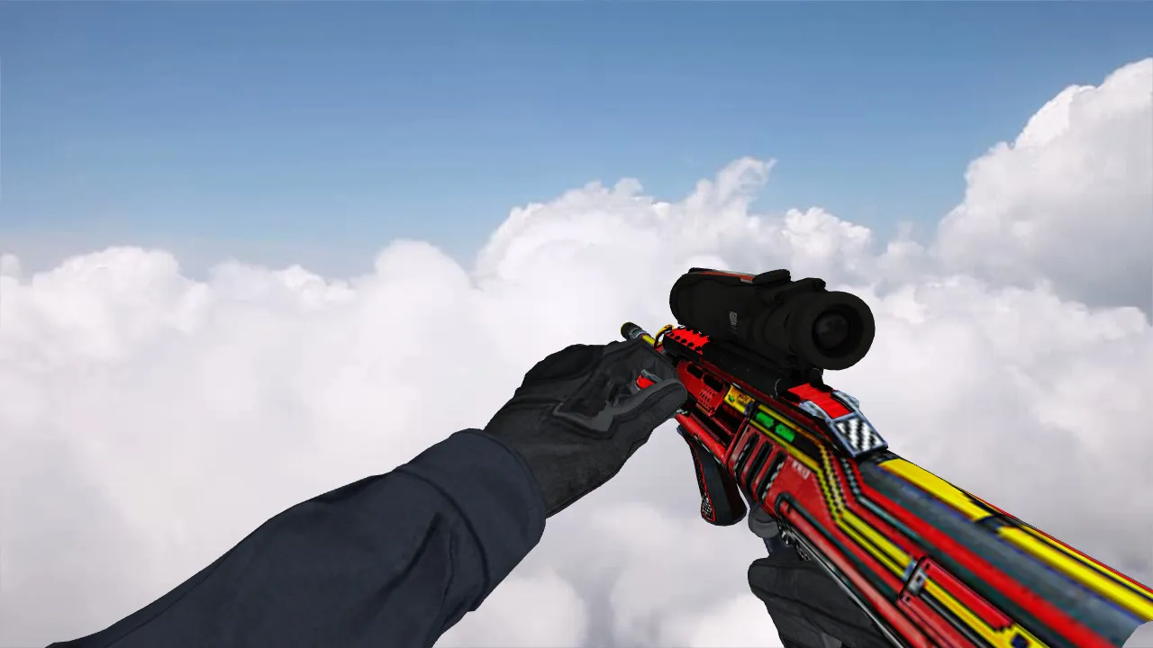 Скриншот Модель AUG Сид Мид для CS 1.6 - Качественные текстуры и анимация