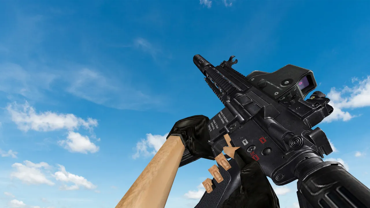 Скриншот Модель «HK-417 EOTECH» для CS 1.6: v_/p_/w_ модели, звуки, анимация осмотра, текстуры и настройка