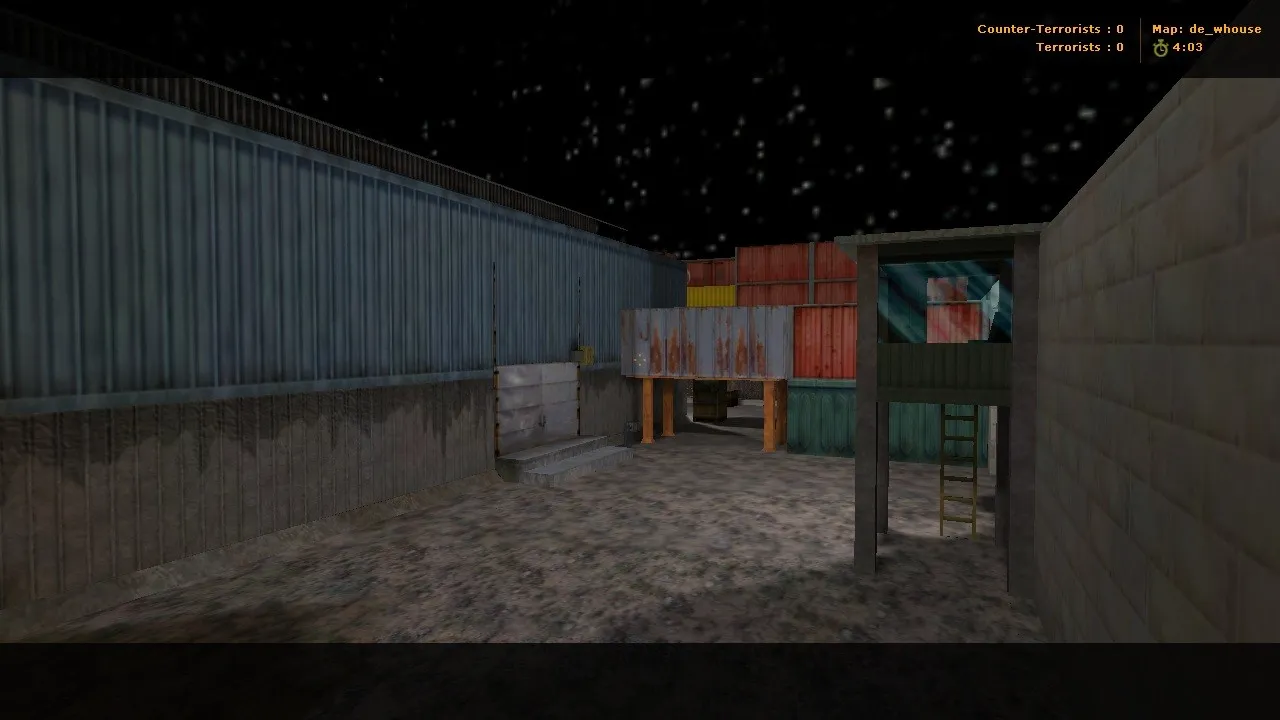 Скриншот Карта de_whouse для CS 1.6: оптимизация и тактика