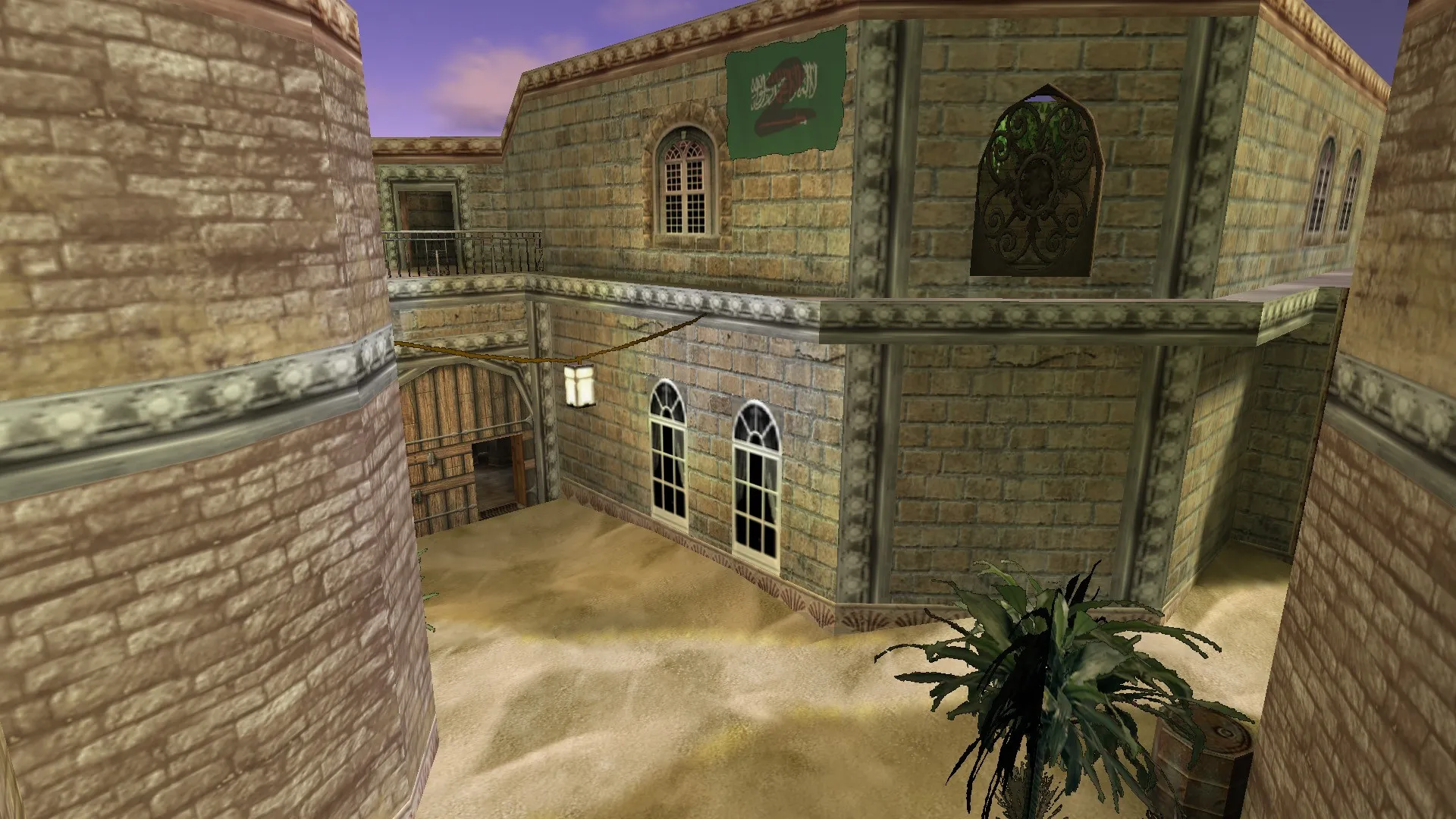 Скриншот  Карта de_sahara для CS 1.6: Тактика и особенности