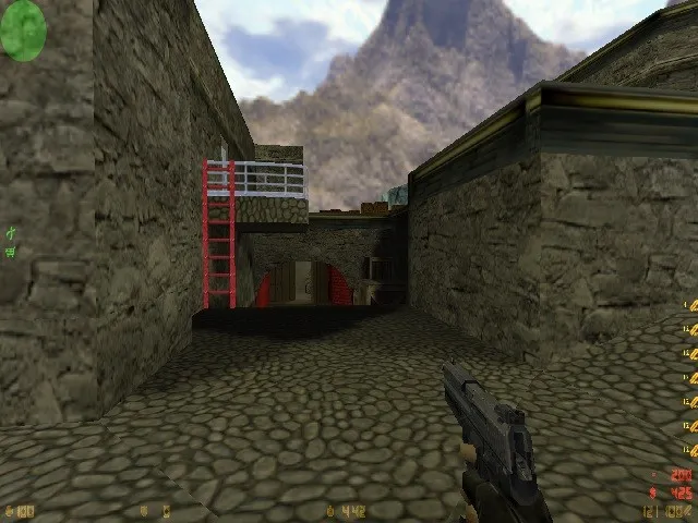 Скриншот  de_dust_3d для CS 1.6: обзор карты, точки, .nav для ботов, оптимизация wpoly/epoly