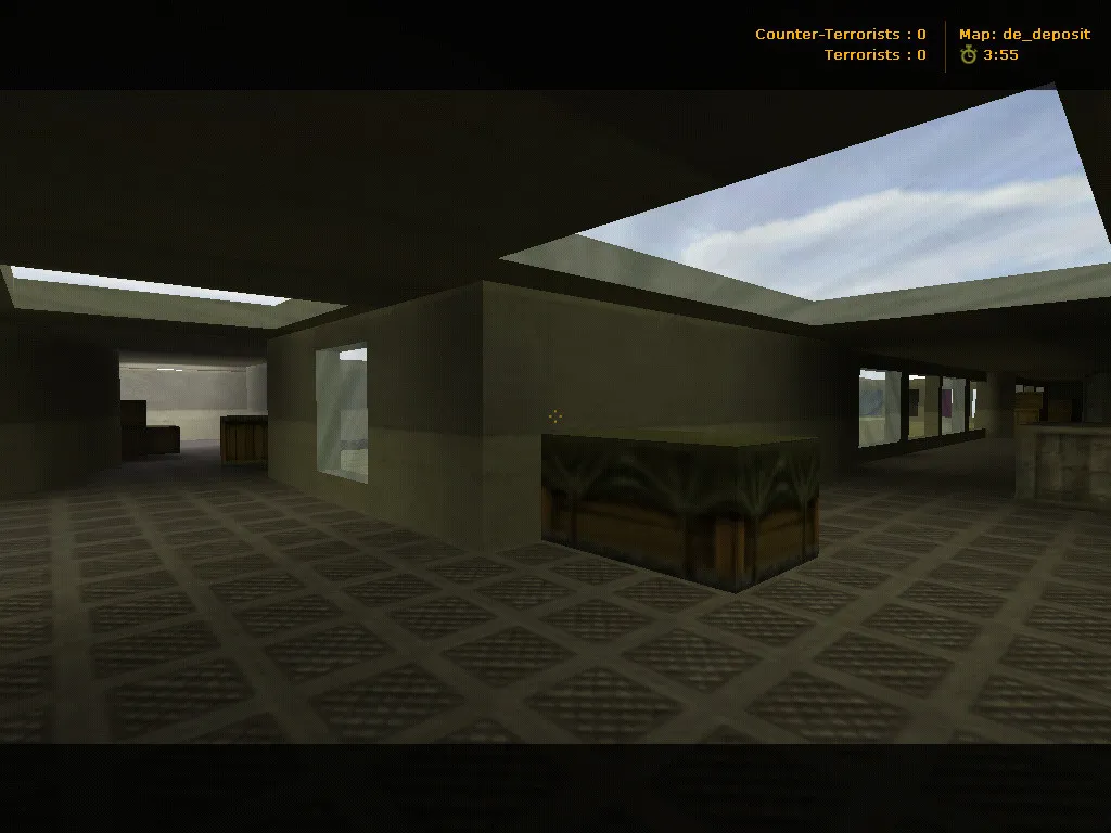Скриншот  de_deposit для CS 1.6: точки, ротации, b-выходы и настройка для стабильного фпс