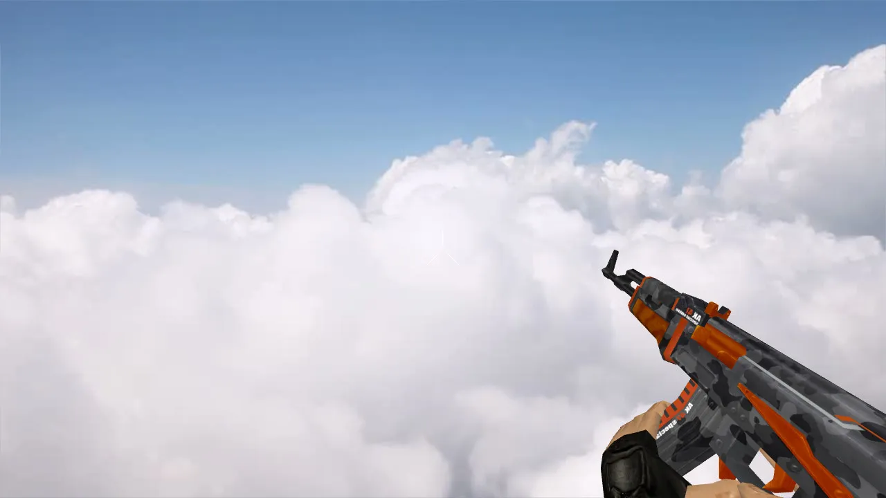 Скриншот Модель Default AK47 Vanquish v_ для CS 1.6: p_ и w_ модели, звуки, анимация осмотра