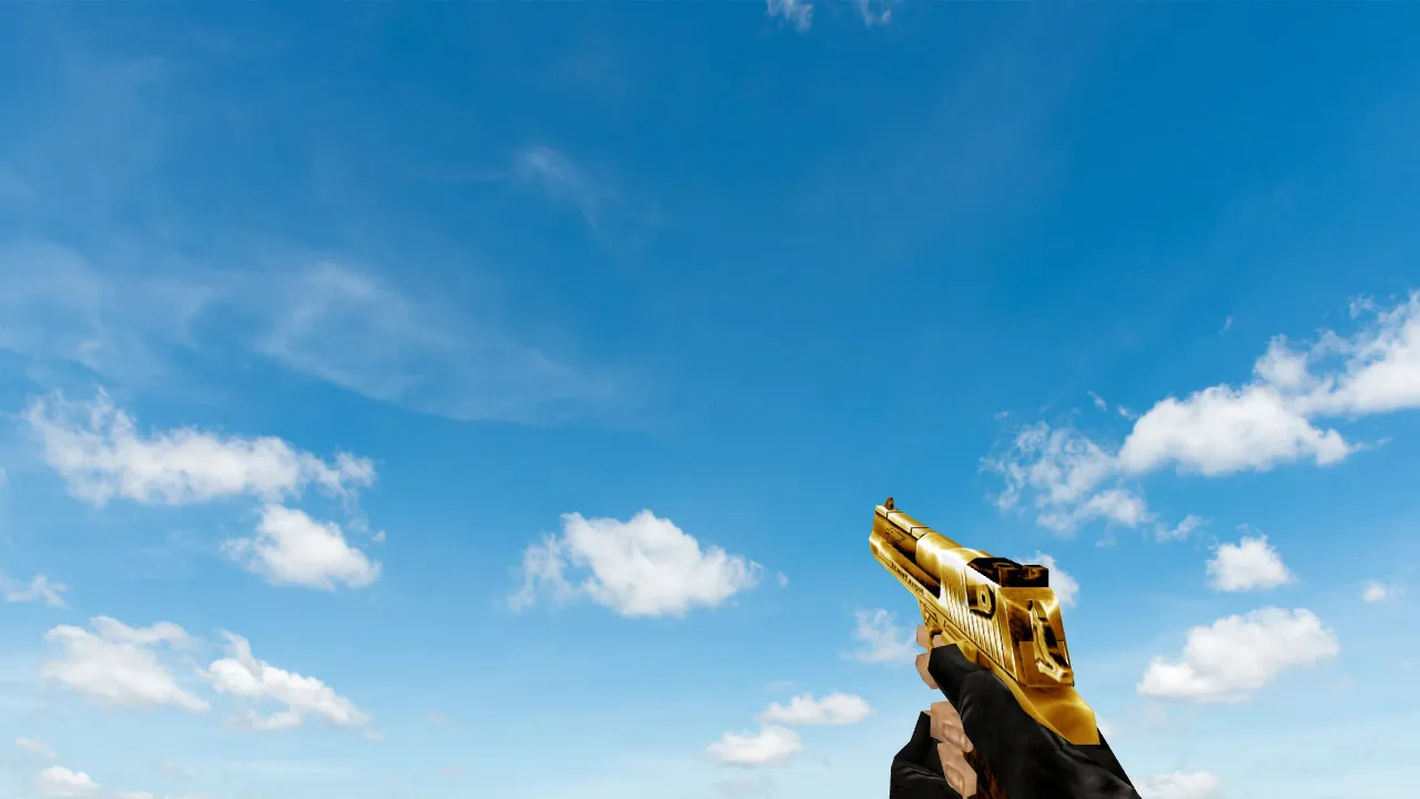 Скриншот Модель Default Deagle Gold для CS 1.6