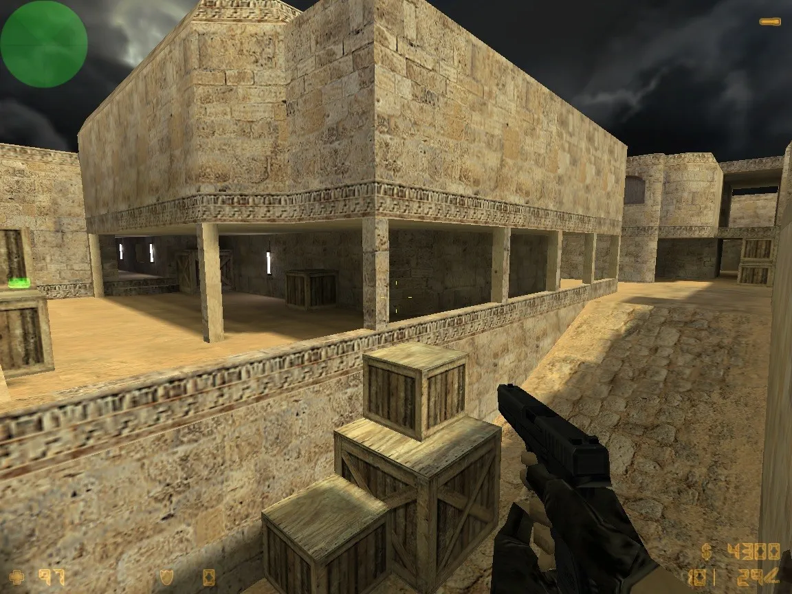 Скриншот  de_dust2_rzk_arg карта для CS 1.6: точки, маршруты, .nav, оптимизация wpoly/epoly и настройка под ботов