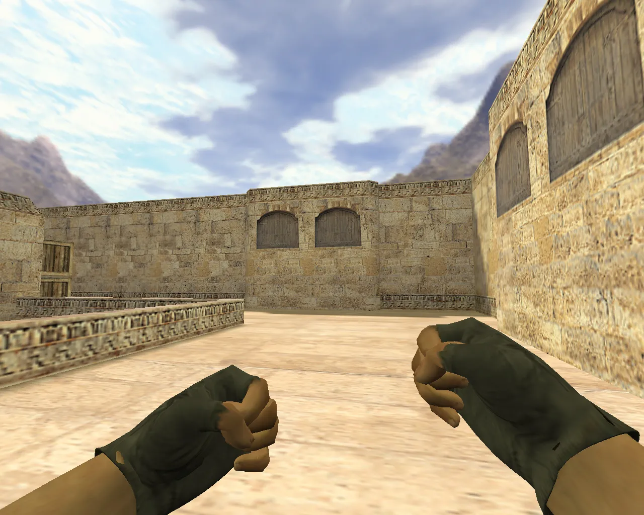 Скриншот Модель «Руки вместо ножа» для CS 1.6: v_*, p_*, w_ модели, звук, анимация осмотра и настройка под сервер