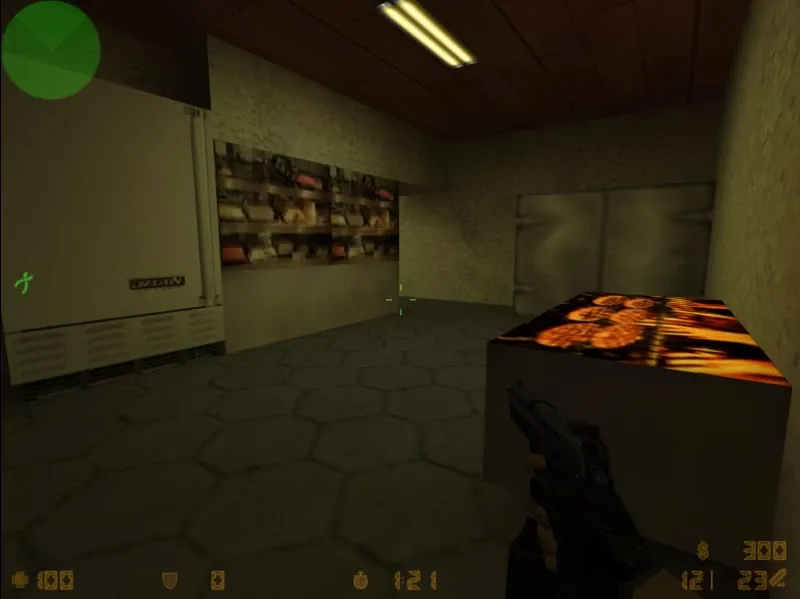 Скриншот  de_burgerpoop карта для CS 1.6: раскладки, точки, nav для ботов и оптимизация wpoly/epoly