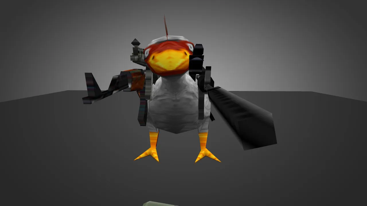 Скриншот Модель «Die-Hard Chicken» для CS 1.6 - Уникальный скин для Вашего героя
