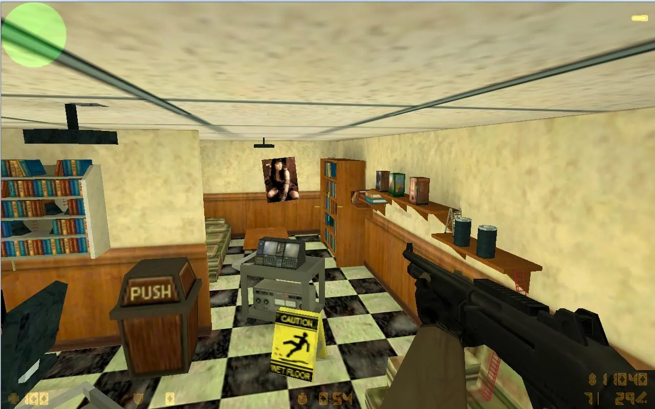 Скриншот  Карта de_rats_office для CS 1.6 - Тактические возможности и особенности