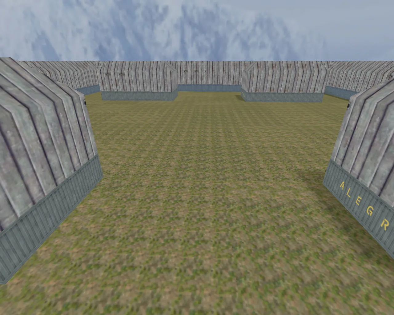 Скриншот  aim_ak-colt для CS 1.6: тренировка прицела на AK и Colt, точки спавна, .nav и оптимизация