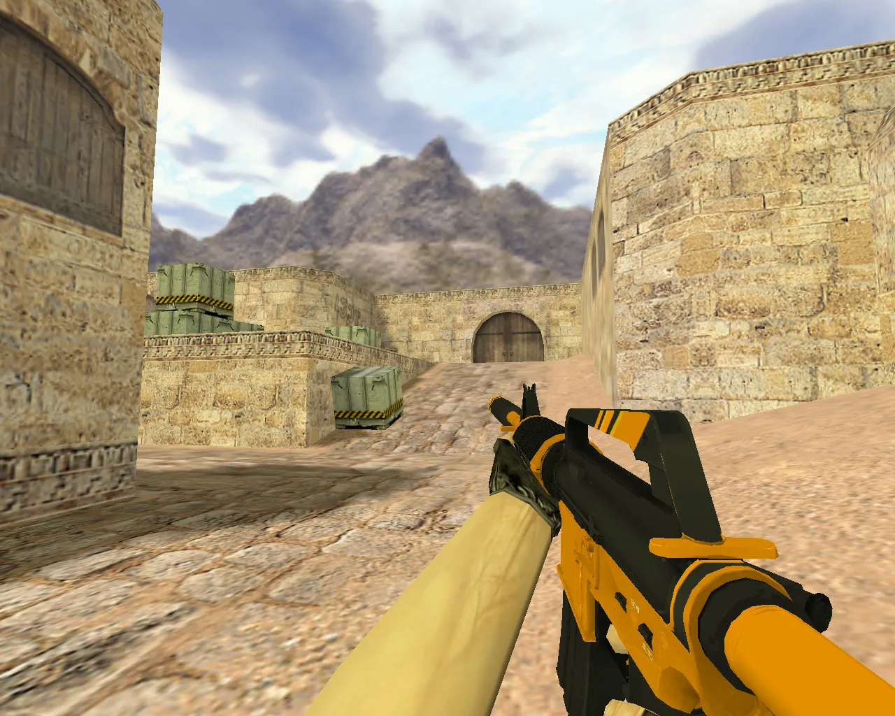 Скриншот Модель M4A1 «Атомный сплав» v_model для CS 1.6: звуки, анимация осмотра, текстуры и сборка под сервер