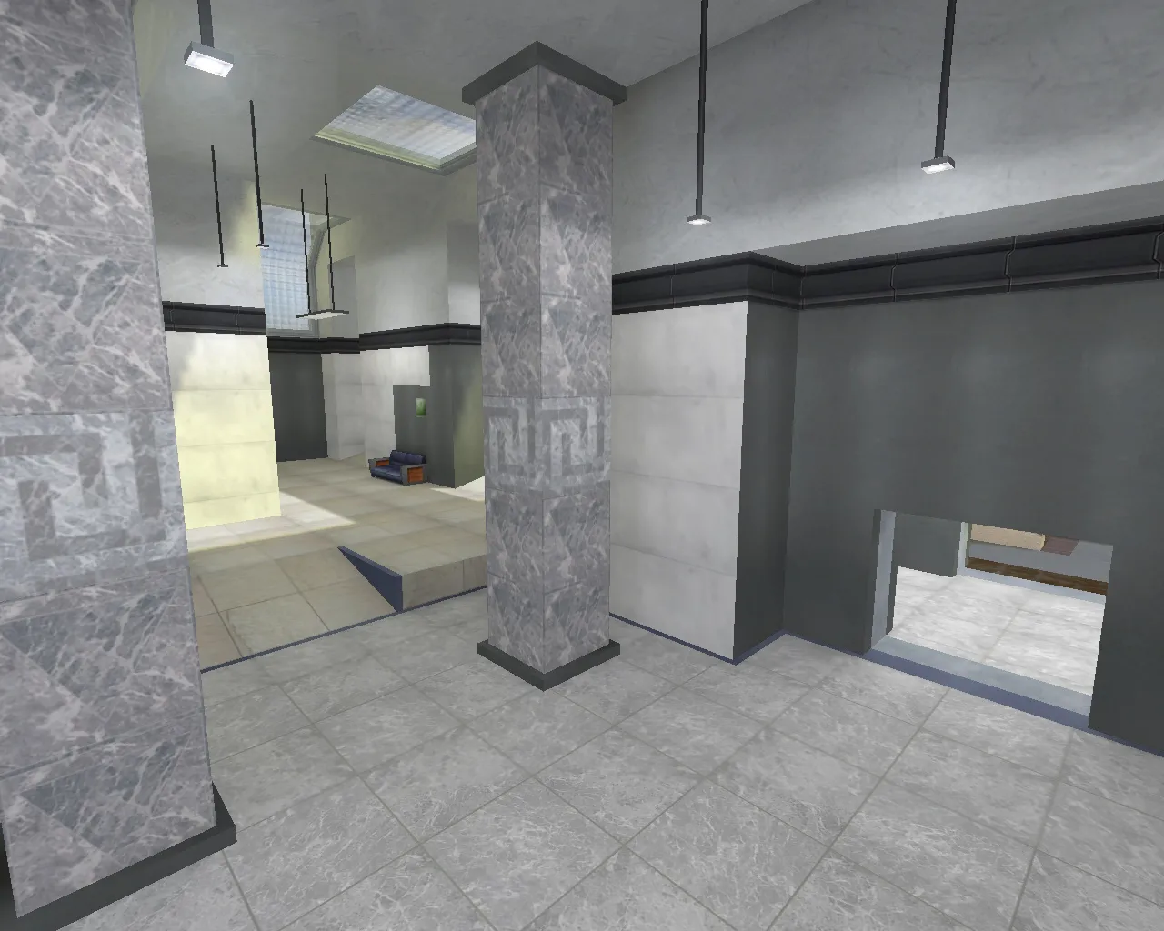 Скриншот Карта de_blue для CS 1.6: точки, маршруты, оптимизация и .nav для ботов