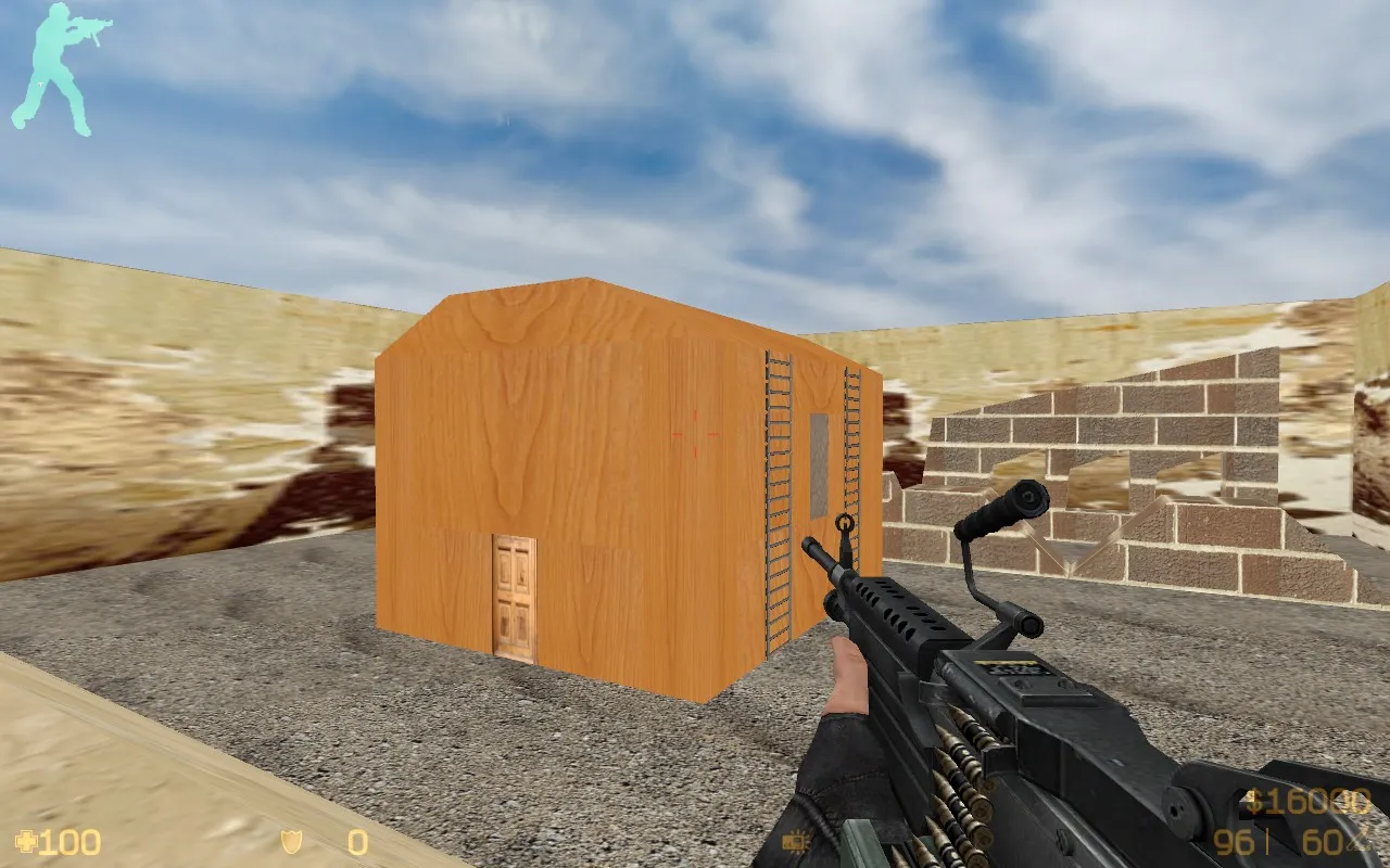 Скриншот  Карта de_rambo для CS 1.6 - Тактические возможности и оптимизация