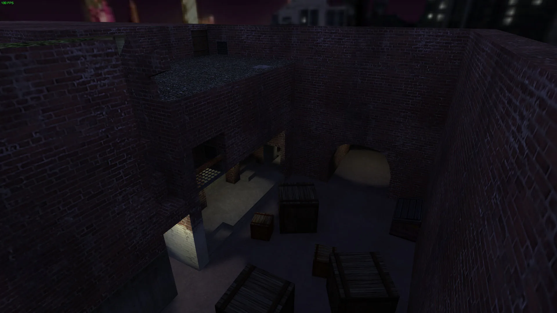 Скриншот  Карта de_alley23 для CS 1.6: баланс сторон, точки, .nav для ботов и оптимизация wpoly/epoly