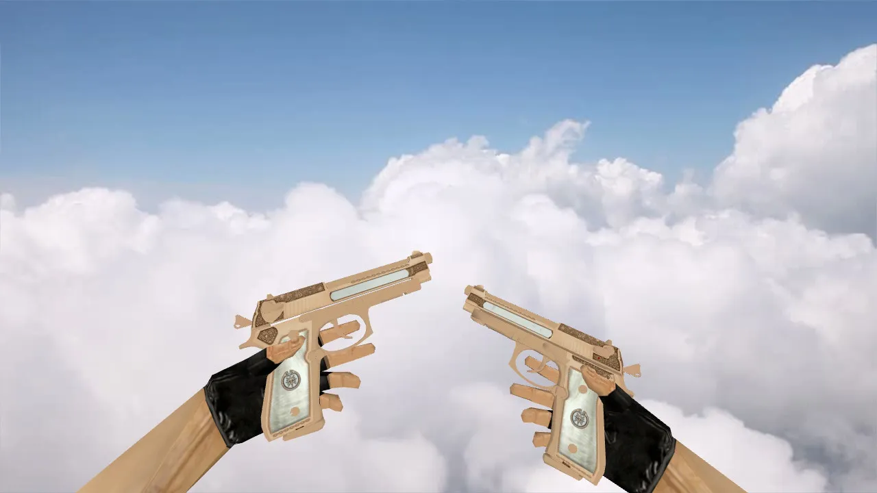 Скриншот Модель «Dual Berettas Картель» для CS 1.6 - Уникальные текстуры и анимации