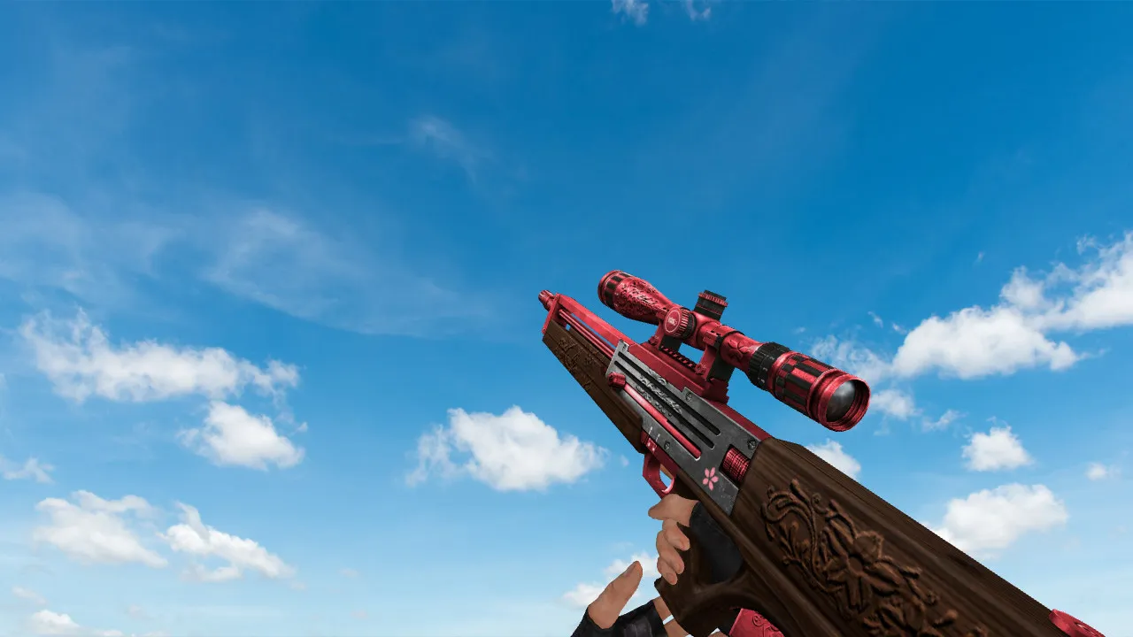 Скриншот Модель WA2000 Sakura для CS 1.6 - Оружие нового уровня