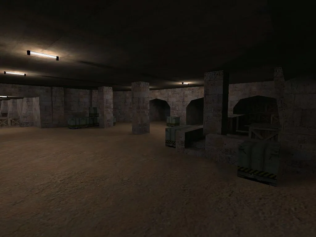 Скриншот  de_arabia2 для CS 1.6: тактики за CT/T, точки на пленте, .nav и оптимизация карты