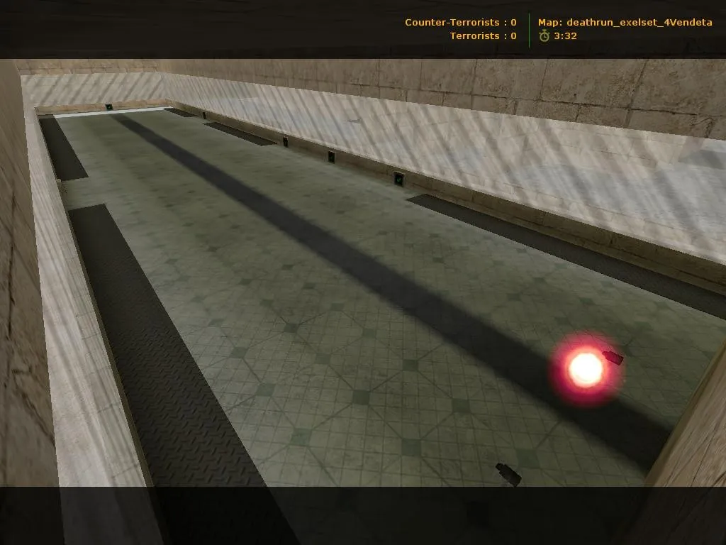 Скриншот  deathrun_exelset_4vendeta — карта deathrun для CS 1.6: точки, раунды, баланс и оптимизация