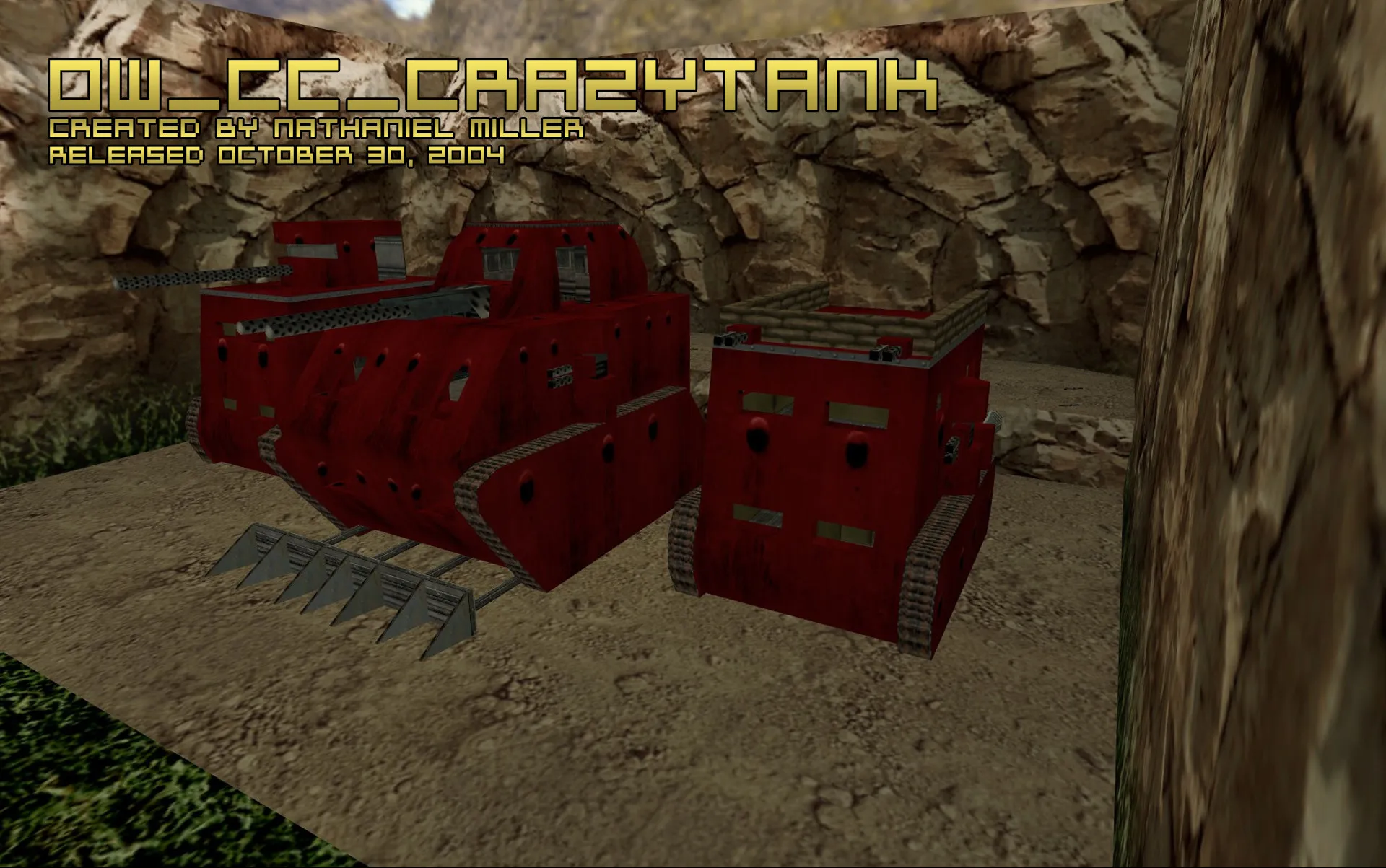 Скриншот  Карта «ow_cc_crazytank» для CS 1.6 – Тактическое сражение на танке