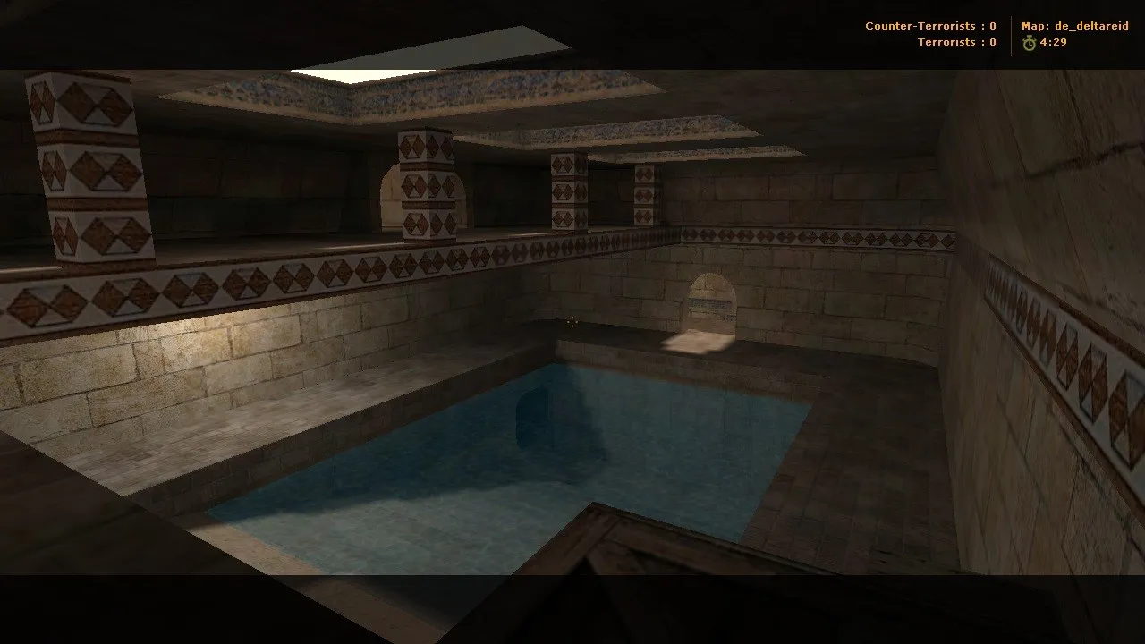 Скриншот  de_deltareid для CS 1.6: точки, баланс сторон, .nav для ботов и оптимизация карты