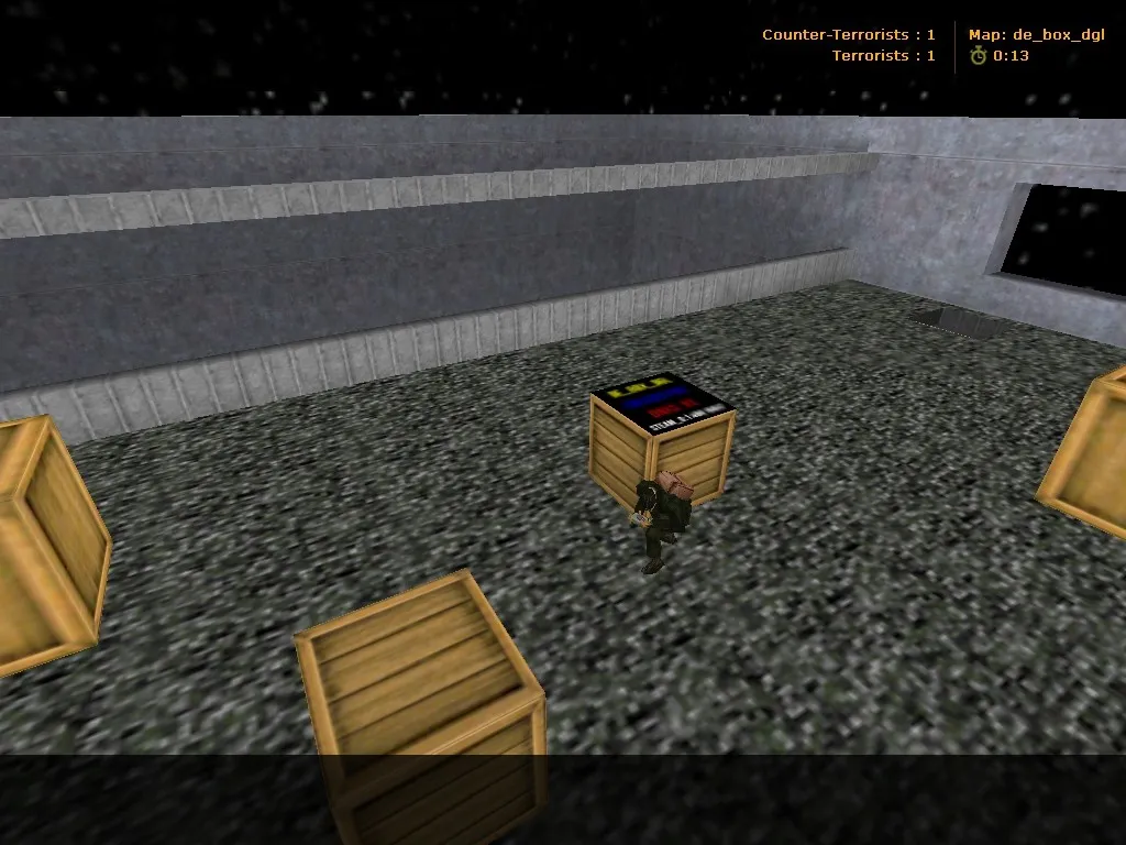 Скриншот  Карта de_box_dgl для CS 1.6: точки, баланс сторон, .nav для ботов и настройки оптимизации