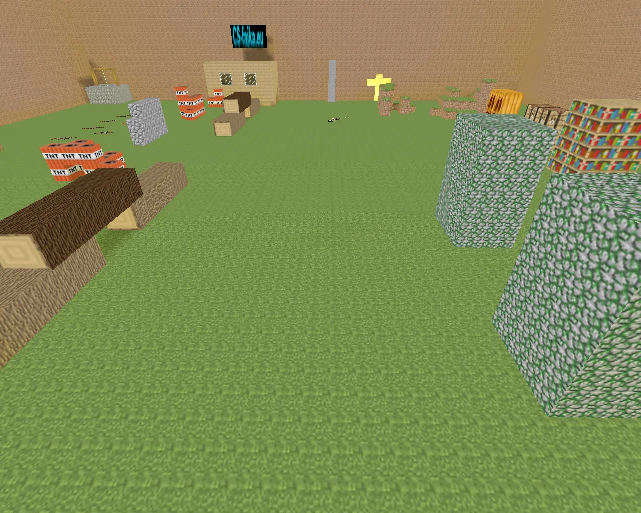 Скриншот  aim_minecraft2 для CS 1.6: разбор карты, тактика тренировок, точки, .nav и оптимизация