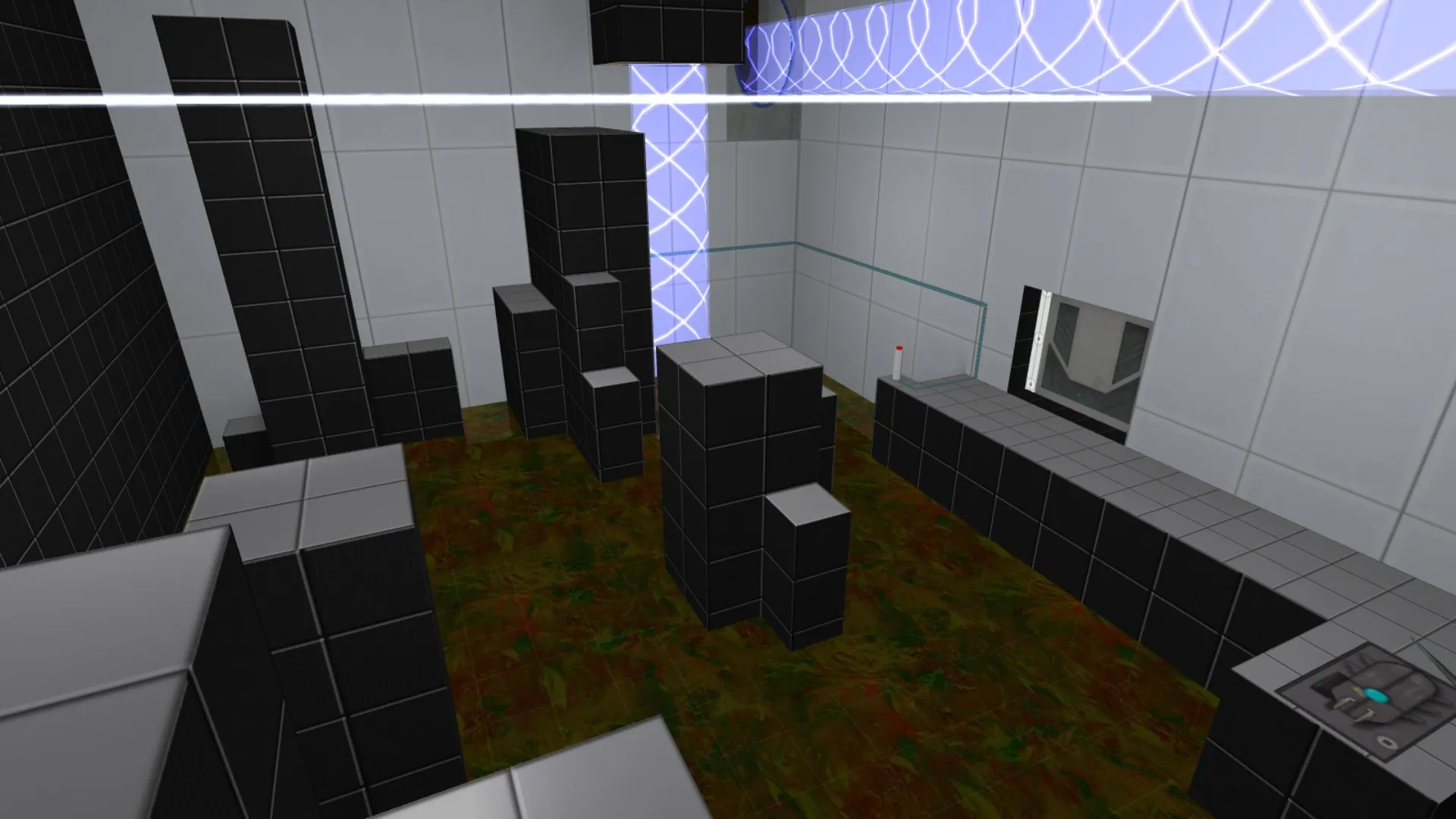 Скриншот  deathrun_aperture3 карта для CS 1.6: ловушки, антифлуд, .nav для ботов, баланс сторон и оптимизация